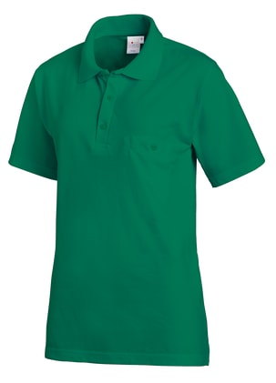 Kurzarm Polo-Shirt im modernen Schnitt für Pflegepersonal mit Knopfverschluss, 1 Brusttasche und Seitenschlitzen. Das Polo-Shirt ist bis 60°C waschbar. Bild 1