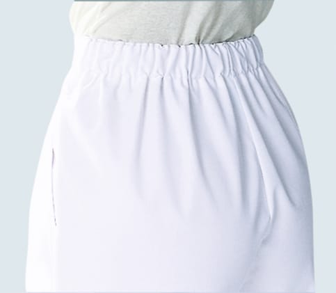 Bequeme Hose für das Gesundheitswesen mit 2 Seitentaschen und Gummizug im Rücken. Gesäumte Hosenbeine sorgen für einen perfekten Sitz. Bild 2