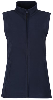 Diese Damen Fleeceweste bietet einen Stehkragen und zwei tief angesetzte Reißverschluss-Taschen. Hergestellt aus antipillendem Symmetry Fleece. Bild 1