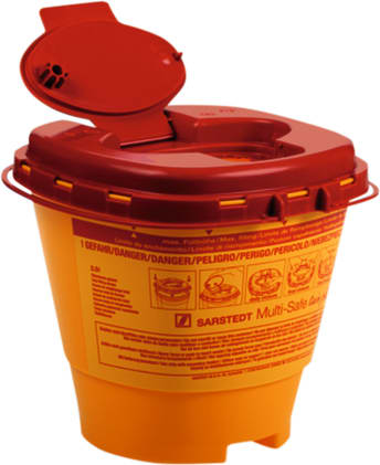 Multi-Safe twin plus Abwurfbehälter, 2 Liter Bild 1