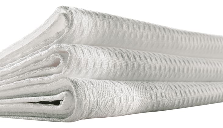 Gerstenkornhandtuch mit 2 Aufhängern. Waschbar bis 95°C. Bild 2