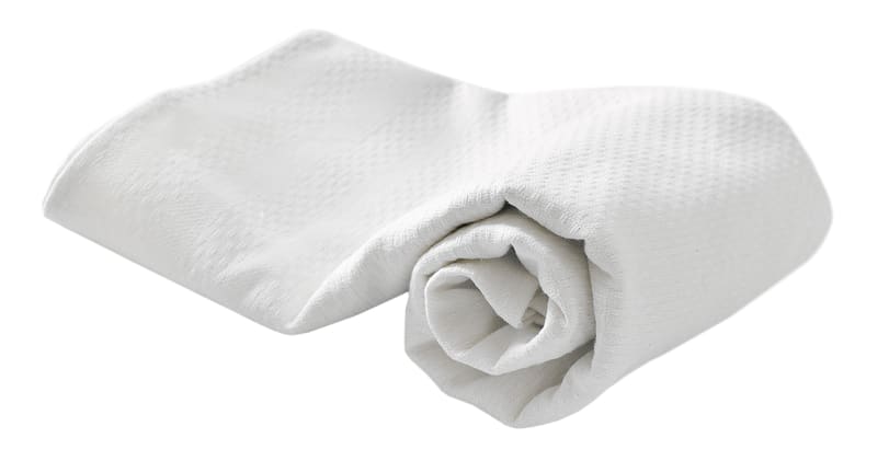 Gerstenkornhandtuch mit 2 Aufhängern. Waschbar bis 95°C. Bild 1