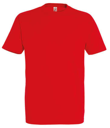 T-Shirt mit Rundhals, verstärktem Nackenband und elastischem Kragenbündchen für optimalen Komfort und Langlebigkeit, 100% Baumwolle. Bild 1