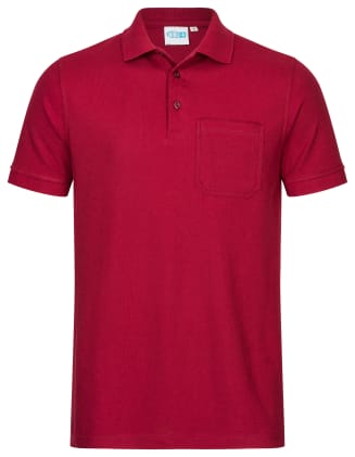Polo-Pique-Shirt mit kurzen Ärmeln & Brusttasche. Modern & bequem – ideal für den Berufsalltag mit praktischem Stauraum. Bild 1