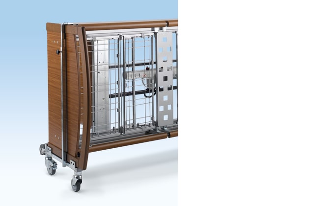 Bettentransportwagen für montierte Betten Bild 1