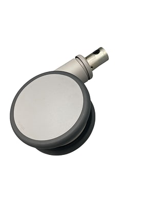 Die Doppellaufrolle für Klinikbett Malsch hat die Maße 150 x 20 mm. Totalfeststellung ist möglich. Bild 1