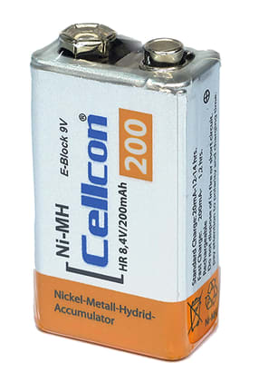 Cellcon NiMh Akku 9 V Block Bild 1