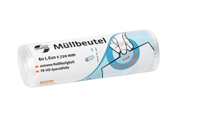 Müllsack 60 L basic transparent Bild 1