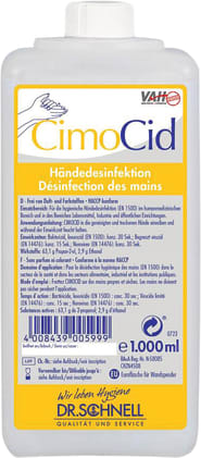 Cimocid Händedesinfektion 1 Liter, Spenderflasche Bild 1