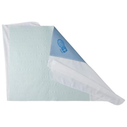 Krankenunterlage mit Fahne und atmungsaktiver PU-Folie – saugstark, hygienisch und ideal für professionelle Pflegeeinrichtungen. Bild 1