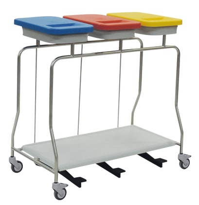 novocal Edelstahl-Abfallsammler "Kompakt" NA73-TVD Bild 1