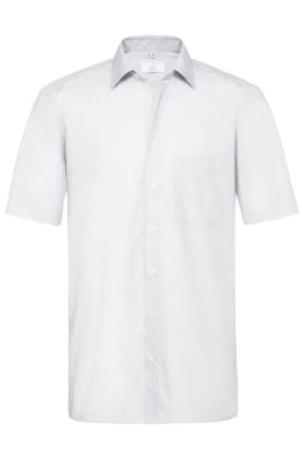 Kurzärmeliges Herrenhemd mit New-Kent-Kragen, Regular Fit und Brusttasche – ideal für den Berufsalltag. Bequem, funktional und stilvoll zugleich. Bild 1
