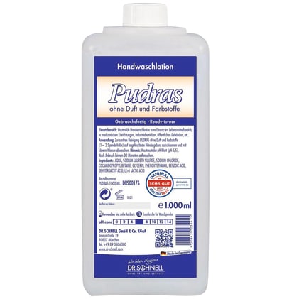 PUDRAS Handwaschlotion EURO 1000 ml Bild 1