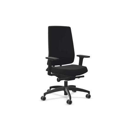 Dauphin Bürodrehstuhl Indeed Operator, schwarz Bild 1