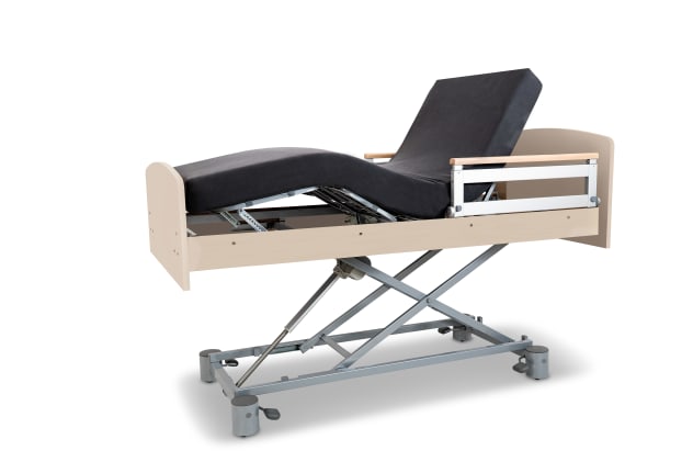 Malsch Pflegebett Impulse inkl. Matratze, Dekor Sandbeige, mit Wandabweiser Bild 3