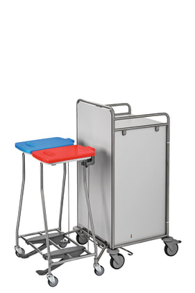 Hammerlit Etagenwagen mit koppelbarem Wäschesammler Bild 1