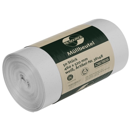 Müllbeutel 18 L premium weiß Bild 1