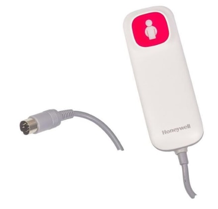 Der Brintaster Ackermann/Honeywell hat einen 7-poligen Anschlussstecker. Eingesetzt werden kann er in Arbeitsstromanlagen und in Ruhestromanlagen.
␍ Bild 1