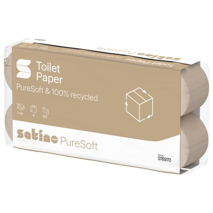 Satino PureSoft Toilettenpapier, 3-lagig Bild 1