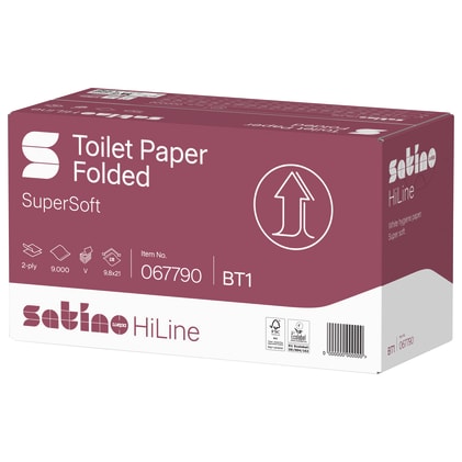 Satino HiLine Toilettenpapier Einzelblatt Bild 1