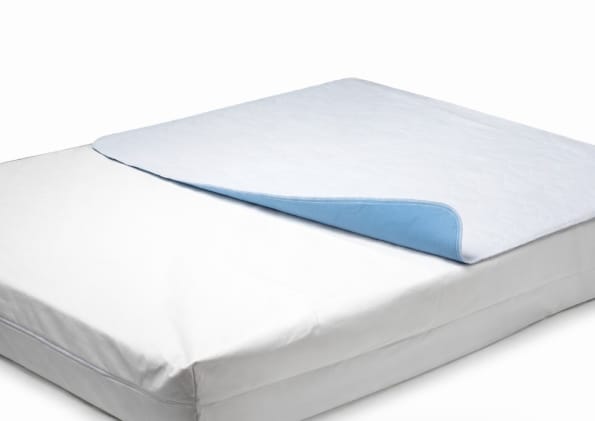 Krankenunterlage Luxus, 90/75 cm, blau/weiß für Pflegeheime & Kliniken ✓ Wibuplus ► Gleich hier zum besten Preis kaufen! Bild 1