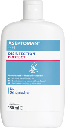 Aseptoman Gel Händedesinfektion, 150 ml Bild 1