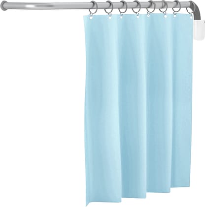 Duschspritzschutz L-Form, blau für Pflegeheime & Kliniken ✓ Ropimexr, bewährte Qualität ► Jetzt einfach hier online kaufen! Bild 1