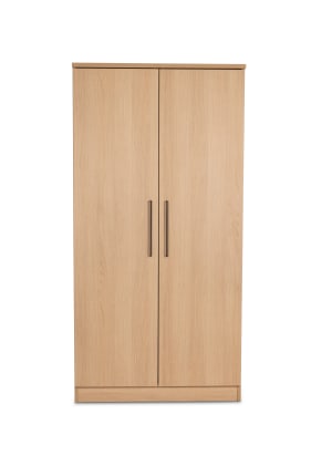 Kleiderwäscheschrank, B 100 x H200 x T60 cm, 2-türig Bild 2