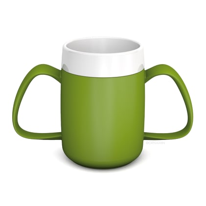 Trinkbecher mit 2 Henkeln mit Trink-Trick 815 (10er-Pack) ✓ für Pflege & Klinik, sofort lieferbar ► Gleich online bei WiBU bestellen! Bild 1