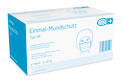 WiBUplus Einmal-Mundschutz 3-lagig Typ IIR (50er-Pack), Bild 2 Einmal Maske mit Glasfaserfreiem Filter, mind. 98% Bakterienfilterleistung, flexiblem Nasenbügel, latexfrei.
␍ Bild 2