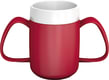 Trinkbecher mit 2 Henkeln mit Trink-Trick rot 815 Bild 1