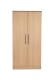 Kleiderwäscheschrank, B 100 x H200 x T60 cm, 2-türig Bild 2