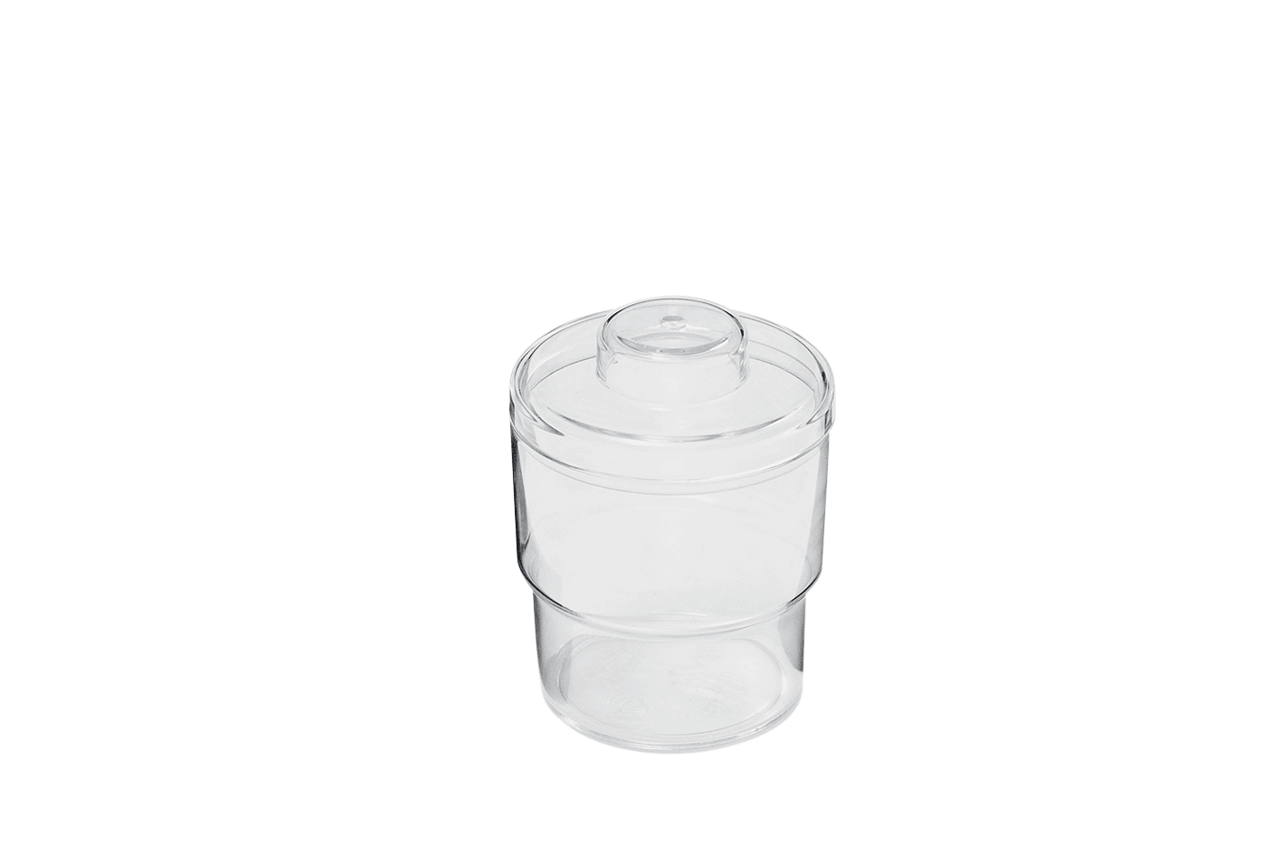 Deckel für Tupferbecher melijekt, glasklar