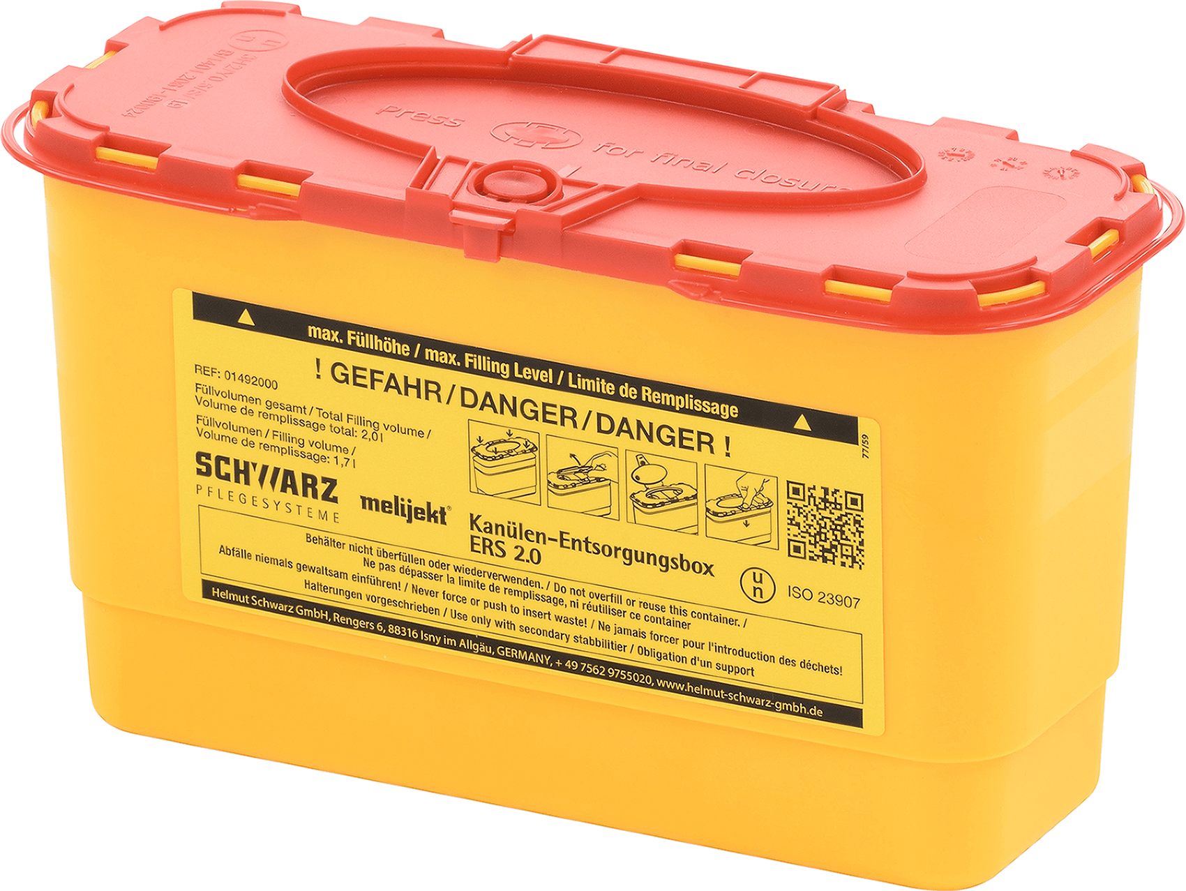 melijekt Kanülen-Entsorgungsbox 2.0 ERS