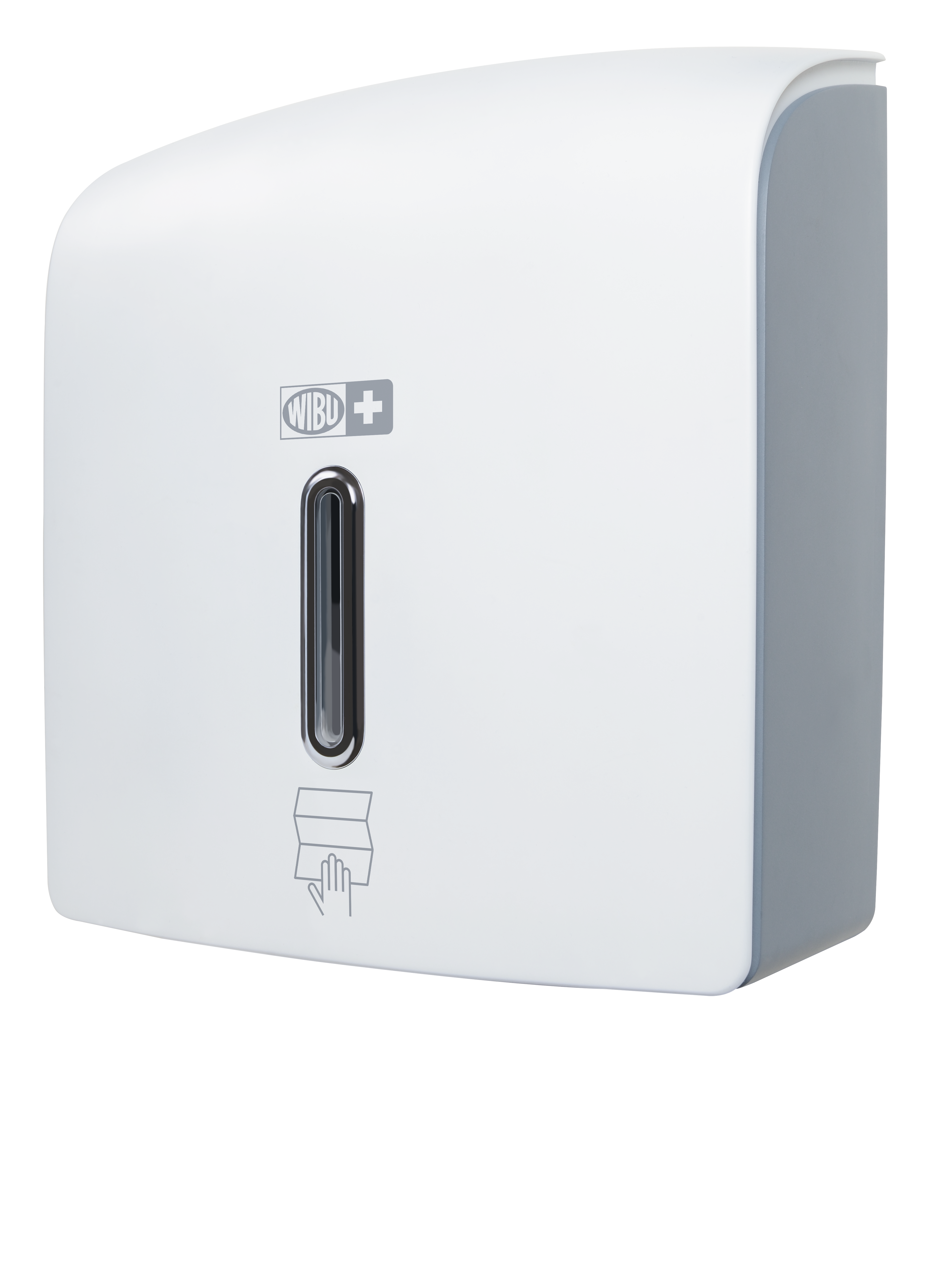 WiBUplus Handtuchpapierspender weiß/grau