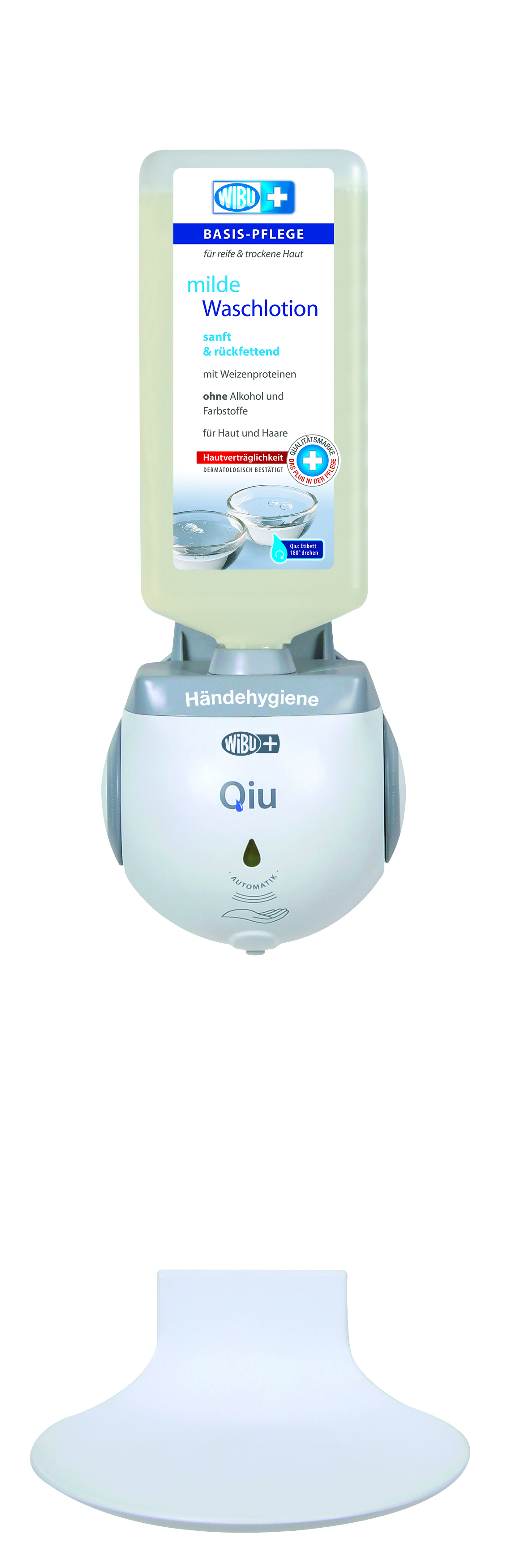 WiBUplus Kontaktlos Spender Qiu weiss/grau