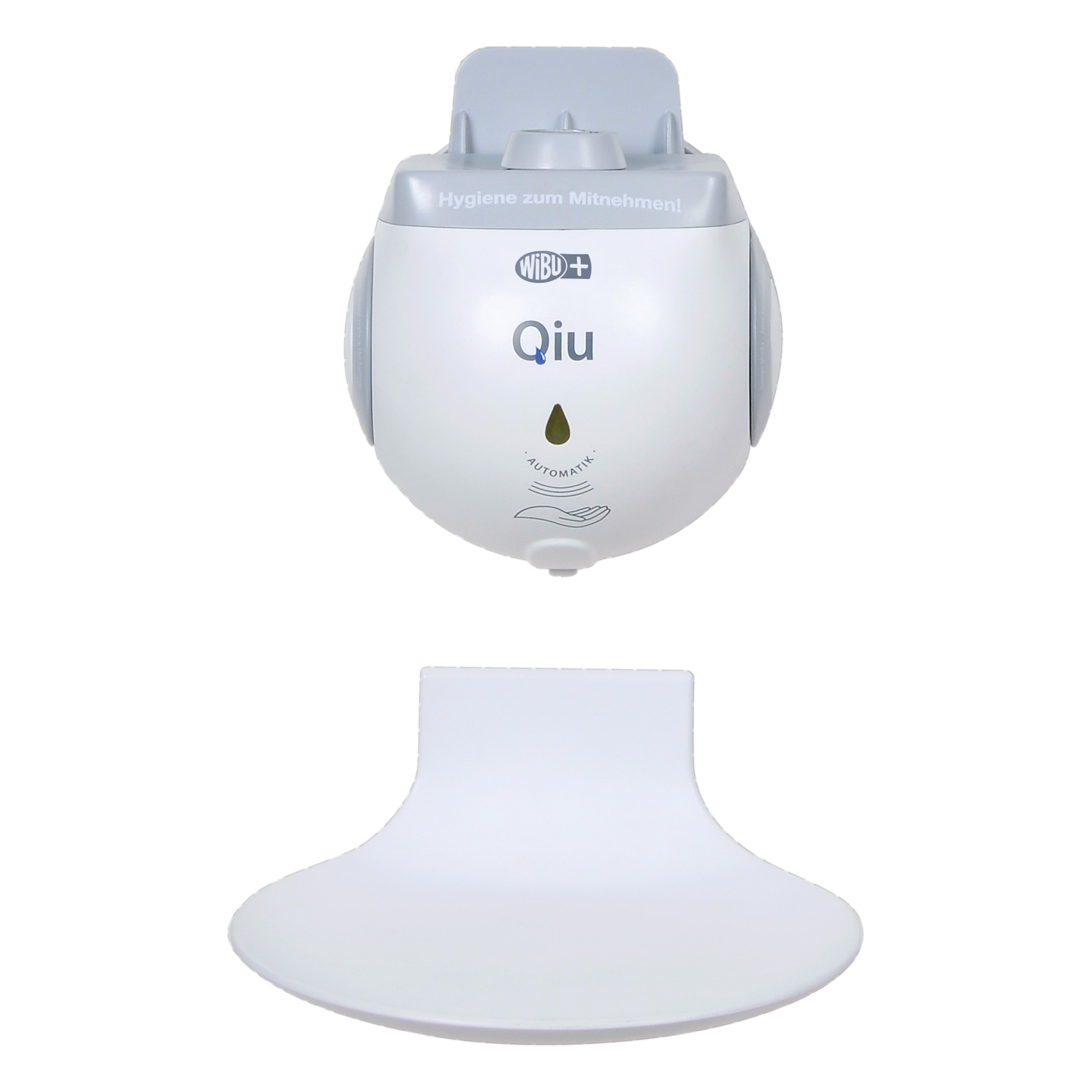 WiBUplus Kontaktlos Spender Qiu weiss/grau