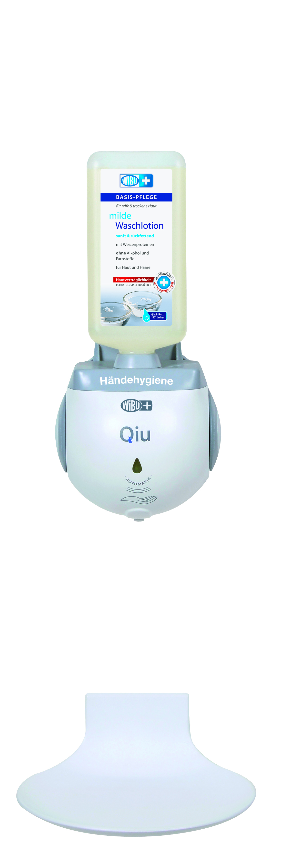 WiBUplus Kontaktlos Spender Qiu weiss/grau