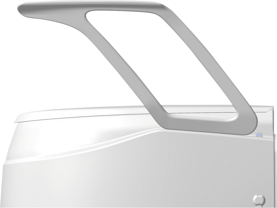 Toilettensitzerhöhung mit Deckel, weiß