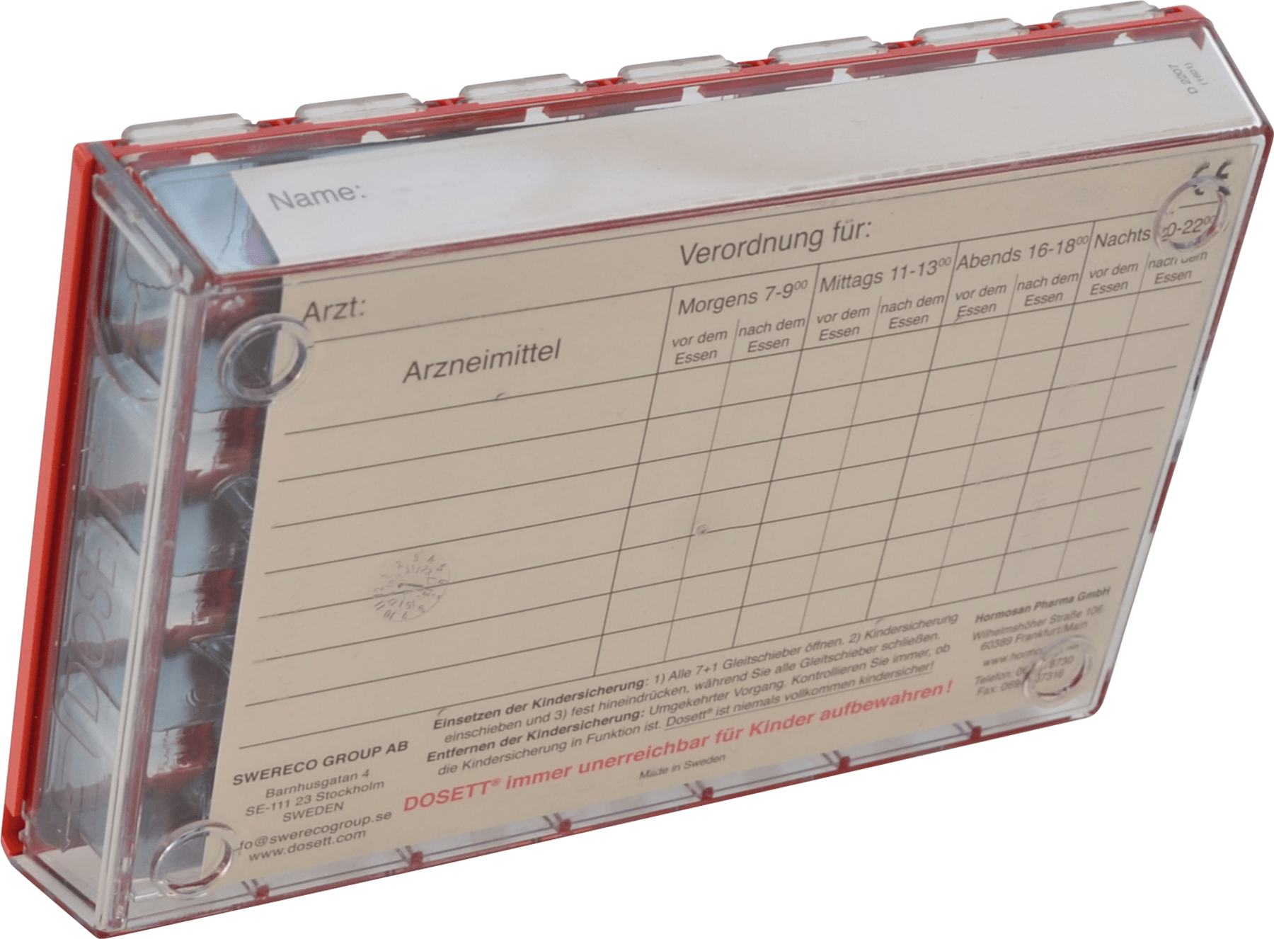 Wochen-Arzneikassette DOSETT®