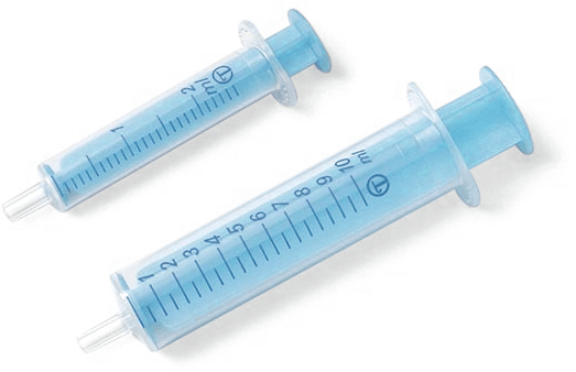 Einmal-Spritzen latexfrei