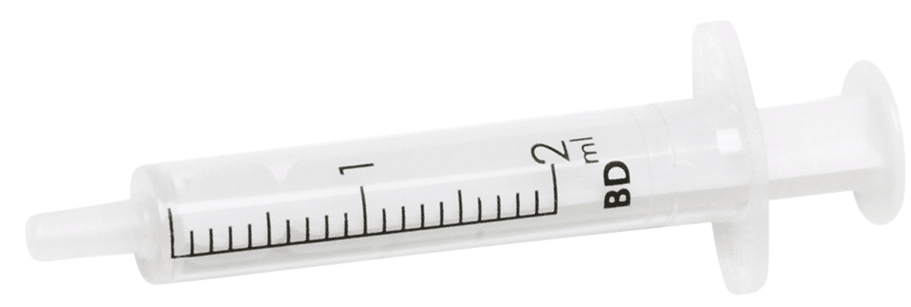 Einmal-Spritzen latexfrei