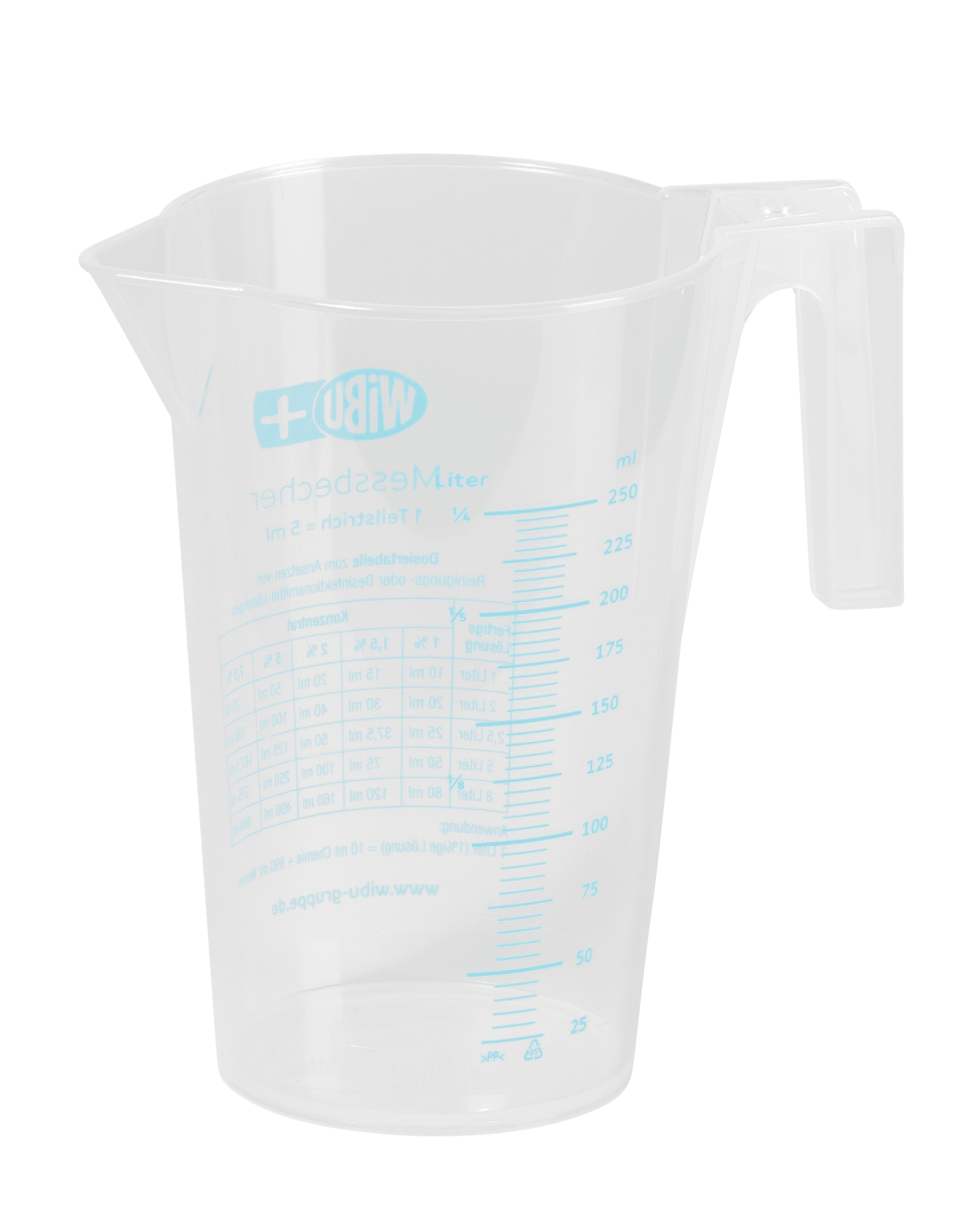 WiBUplus Messbecher 250 ml