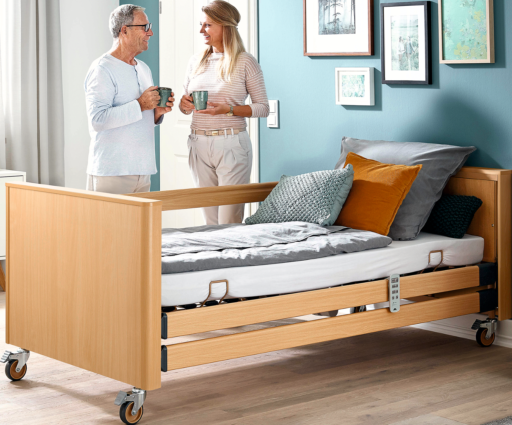 Pflegebett Dali, 24 Volt