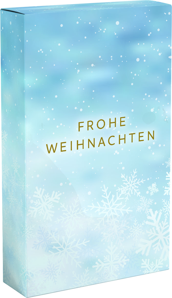 Faltkarton "Frohe Weihnachten"