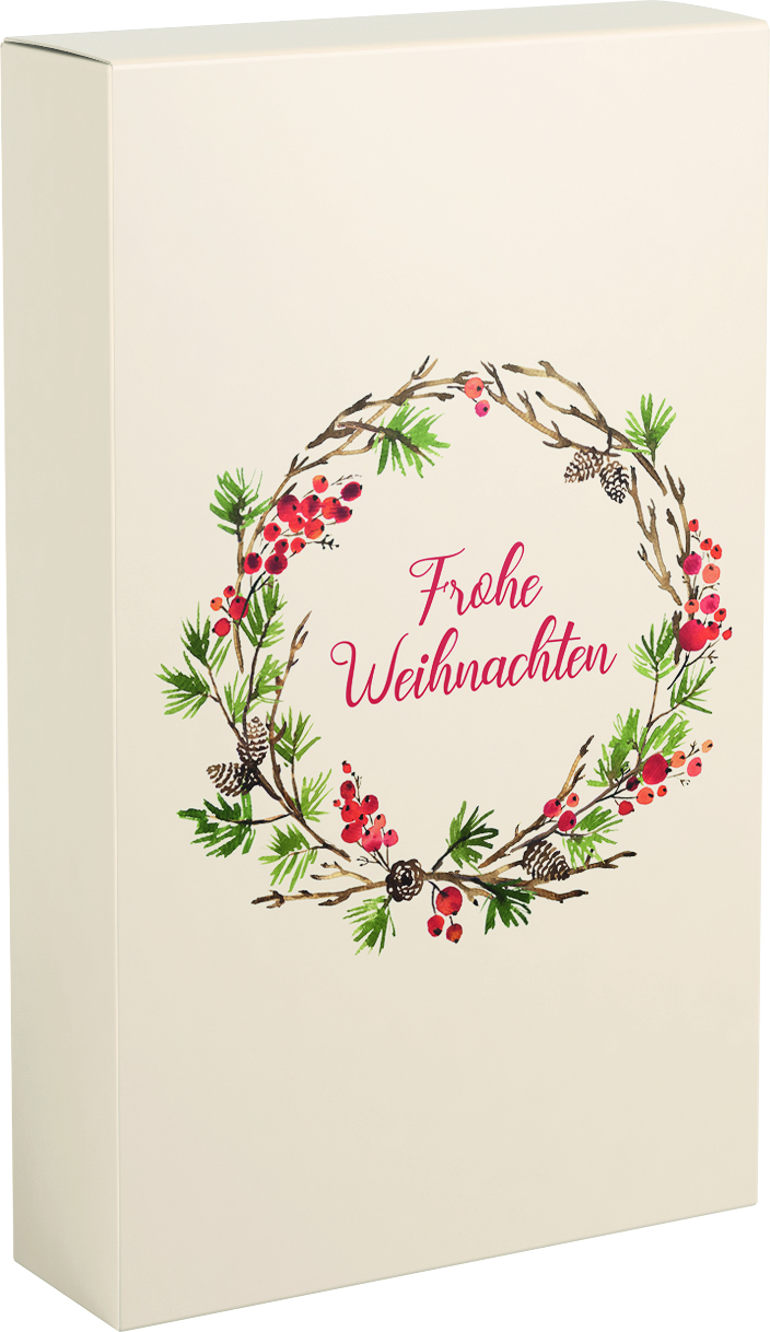 Faltkarton "Frohe Weihnachten"