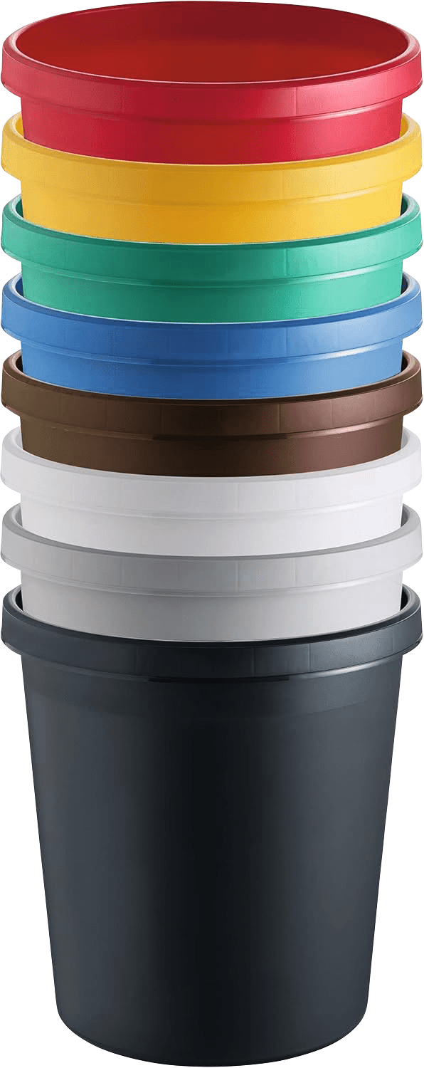 Papierkorb 18 Liter, 15 Stück