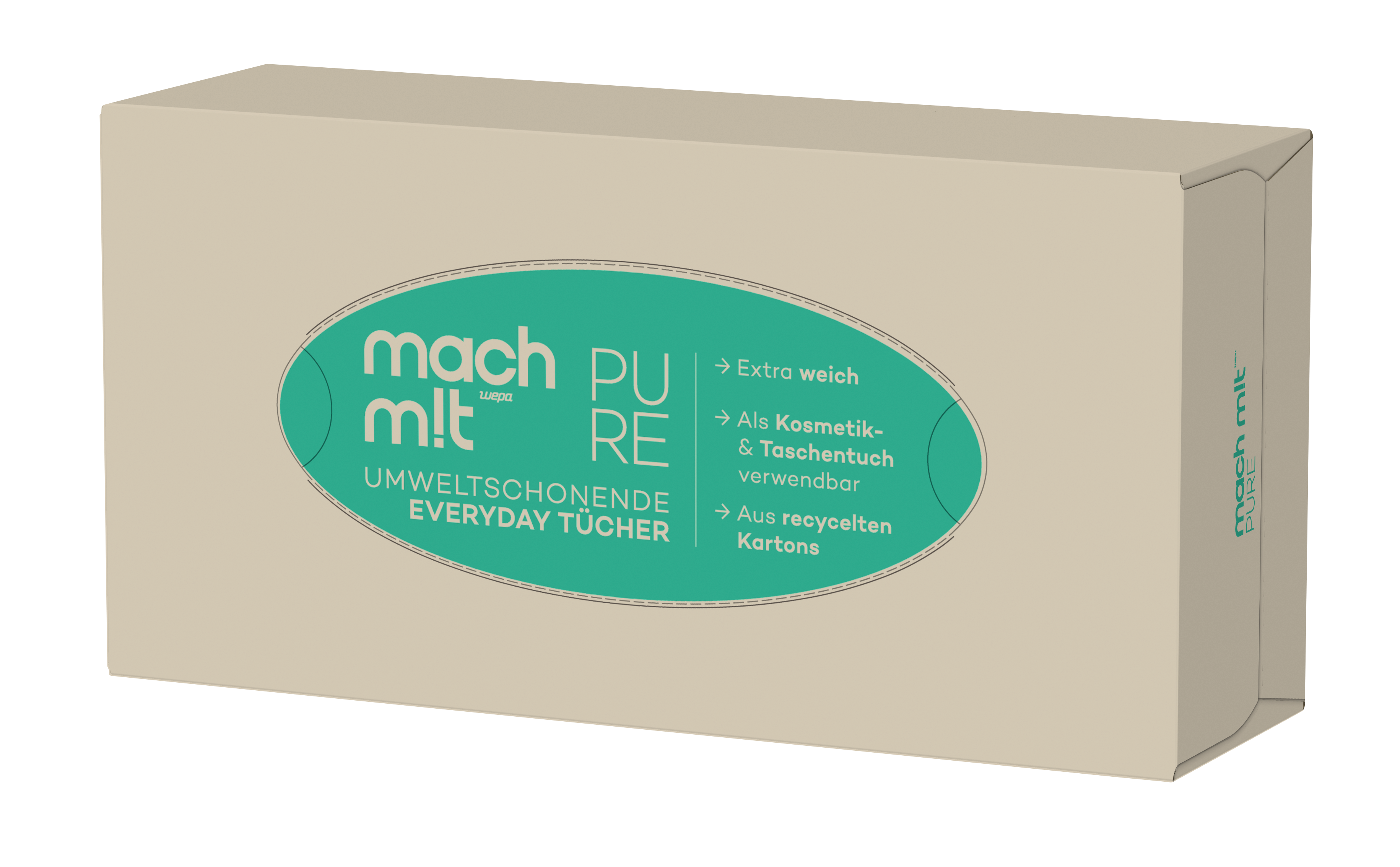 Taschentücher-Box, 4-lagig