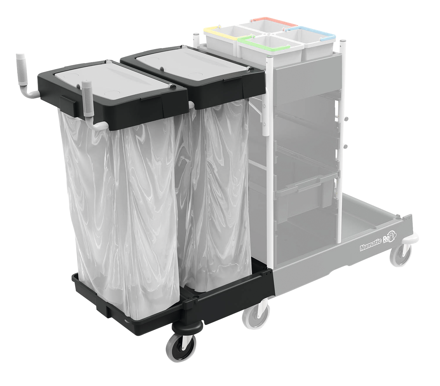 Numatic Reinigungswagen 5 (240L), SM1705-240 black